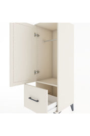 Hyperion Dolap Tek Raflı Tek Çekmeceli Tek Askılı 44x44x134 Aytaşı-Aytaşı