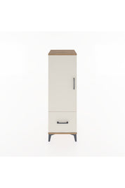 Hyperion Dolap Tek Raflı Tek Çekmeceli Tek Askılı 44x44x134 Çam-Aytaşı