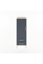 Hyperion Dolap Tek Raflı 2 Çekmeceli Tek Askılı 44x44x134 - S49M071V2B