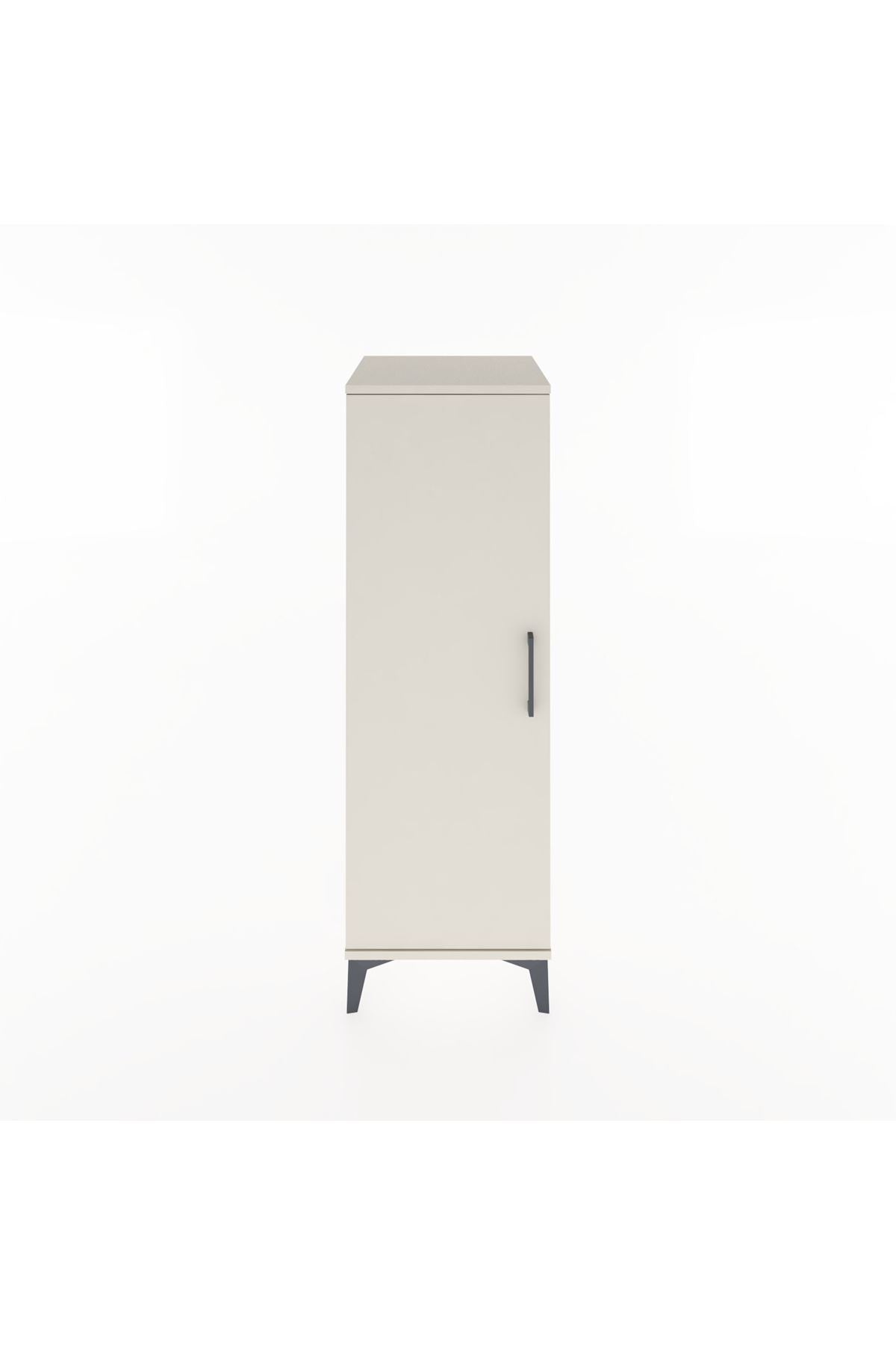 Hyperion Dolap 3 Raflı Tek Kapaklı 44x44x134 Aytaşı-Aytaşı