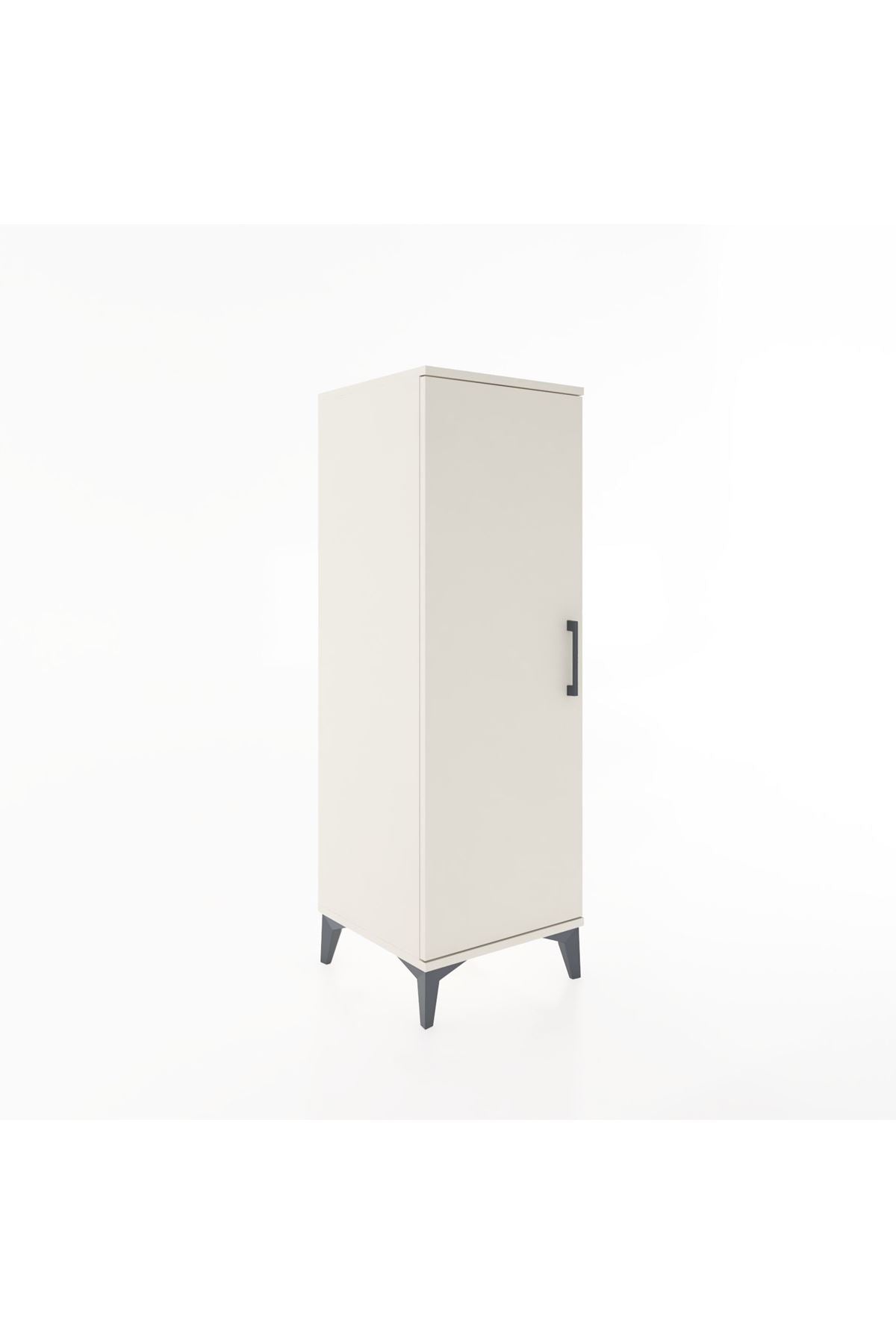 Hyperion Dolap 3 Raflı Tek Kapaklı 44x44x134 Aytaşı-Aytaşı
