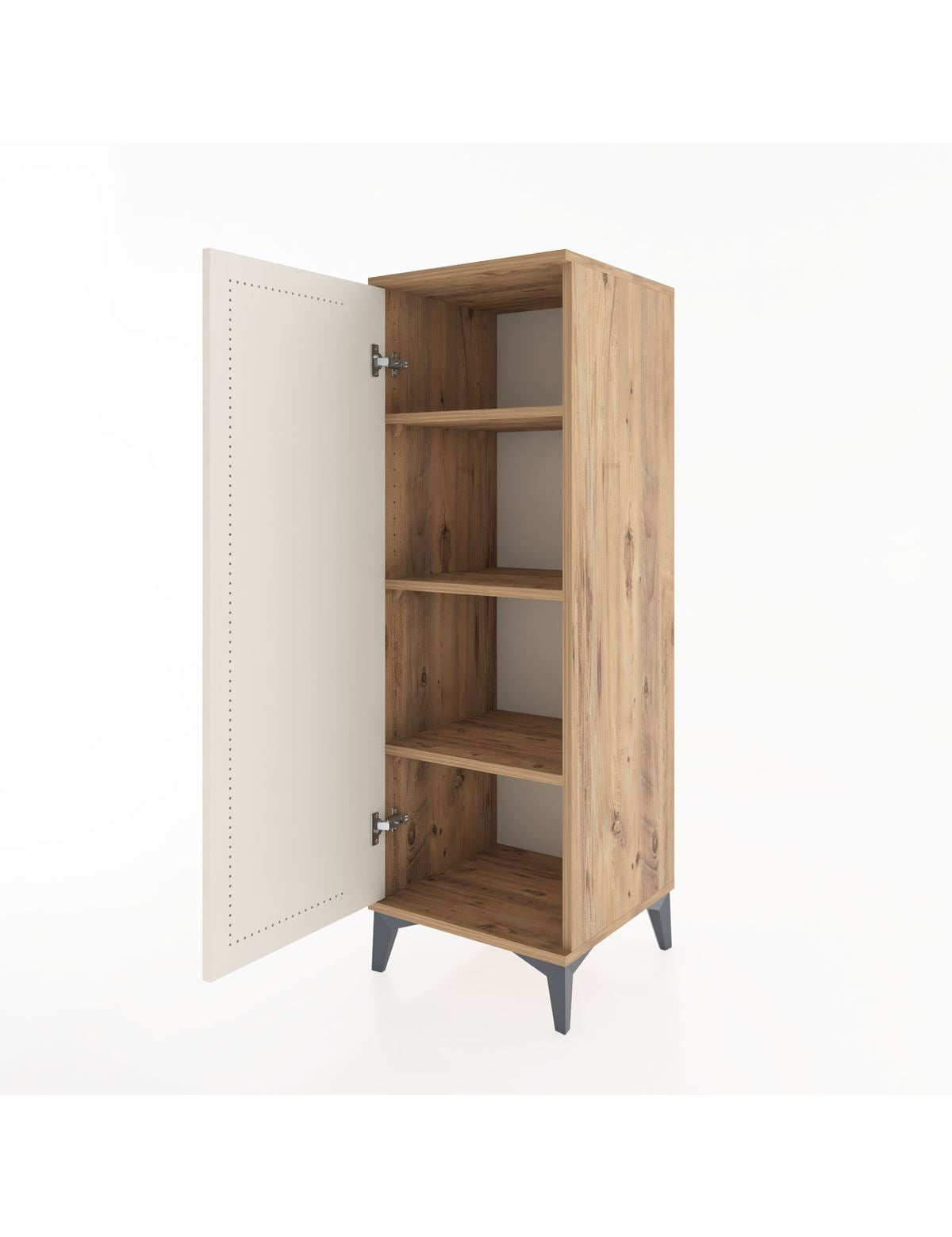 Hyperion Dolap 3 Raflı Tek Kapaklı 44x44x134 - S49M073V7B