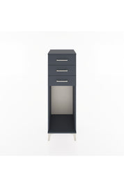 Hyperion Dolap 3 Çekmeceli 44x44x134 Antrasit-Antrasit