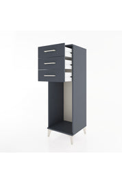 Hyperion Dolap 3 Çekmeceli 44x44x134 Antrasit-Antrasit