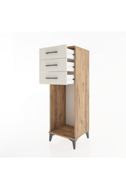 Hyperion Dolap 3 Çekmeceli 44x44x134 Çam-Aytaşı