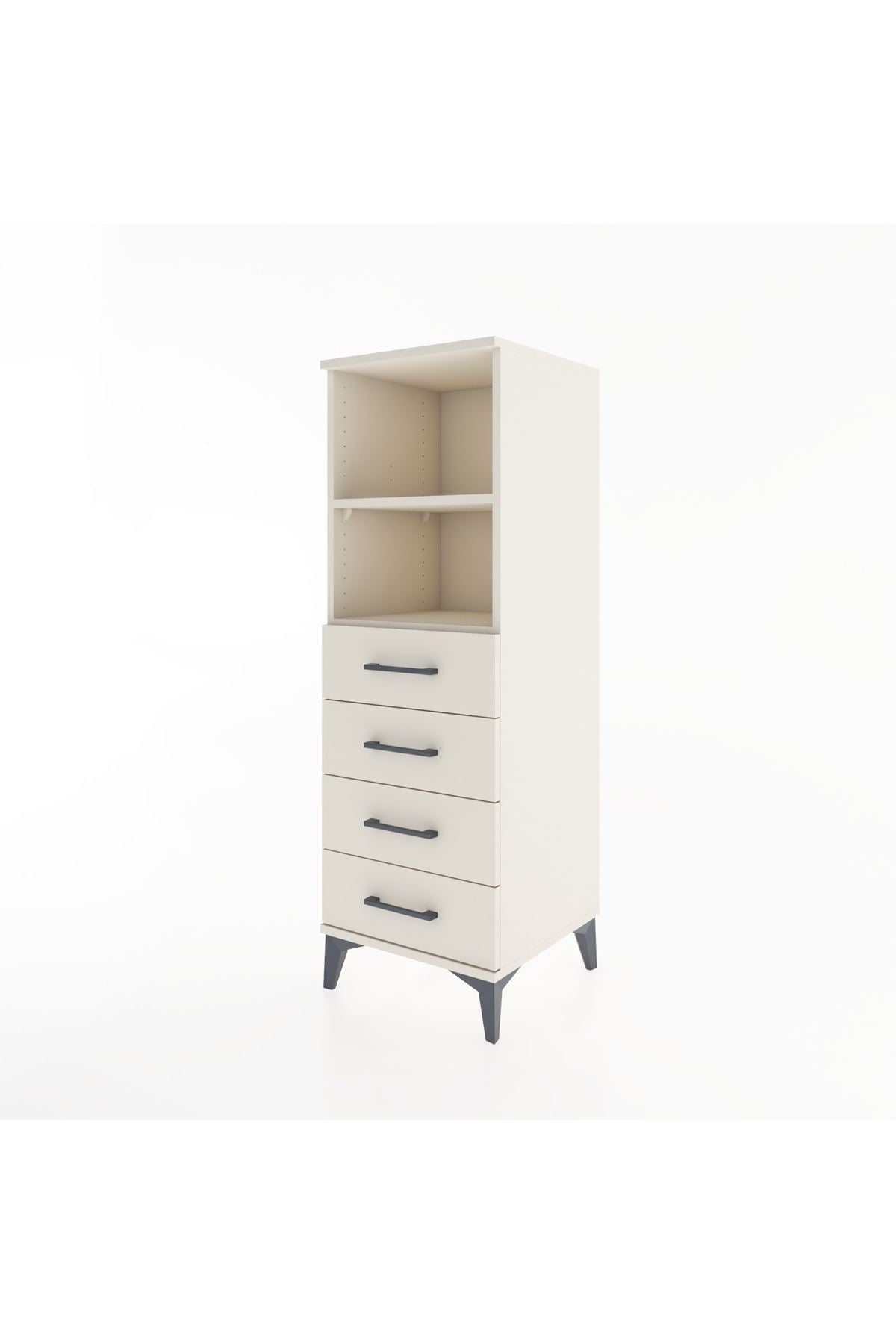 Hyperion Dolap 2 Raflı 4 Çekmeceli 44x44x134 Aytaşı-Aytaşı