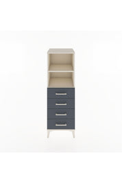 Hyperion Dolap 2 Raflı 4 Çekmeceli 44x44x134 Aytaşı-Antrasit