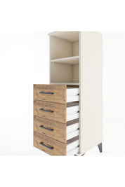 Hyperion Dolap 2 Raflı 4 Çekmeceli 44x44x134 Aytaşı-Çam