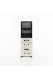 Hyperion Dolap 2 Raflı 4 Çekmeceli 44x44x134 Antrasit-Aytaşı