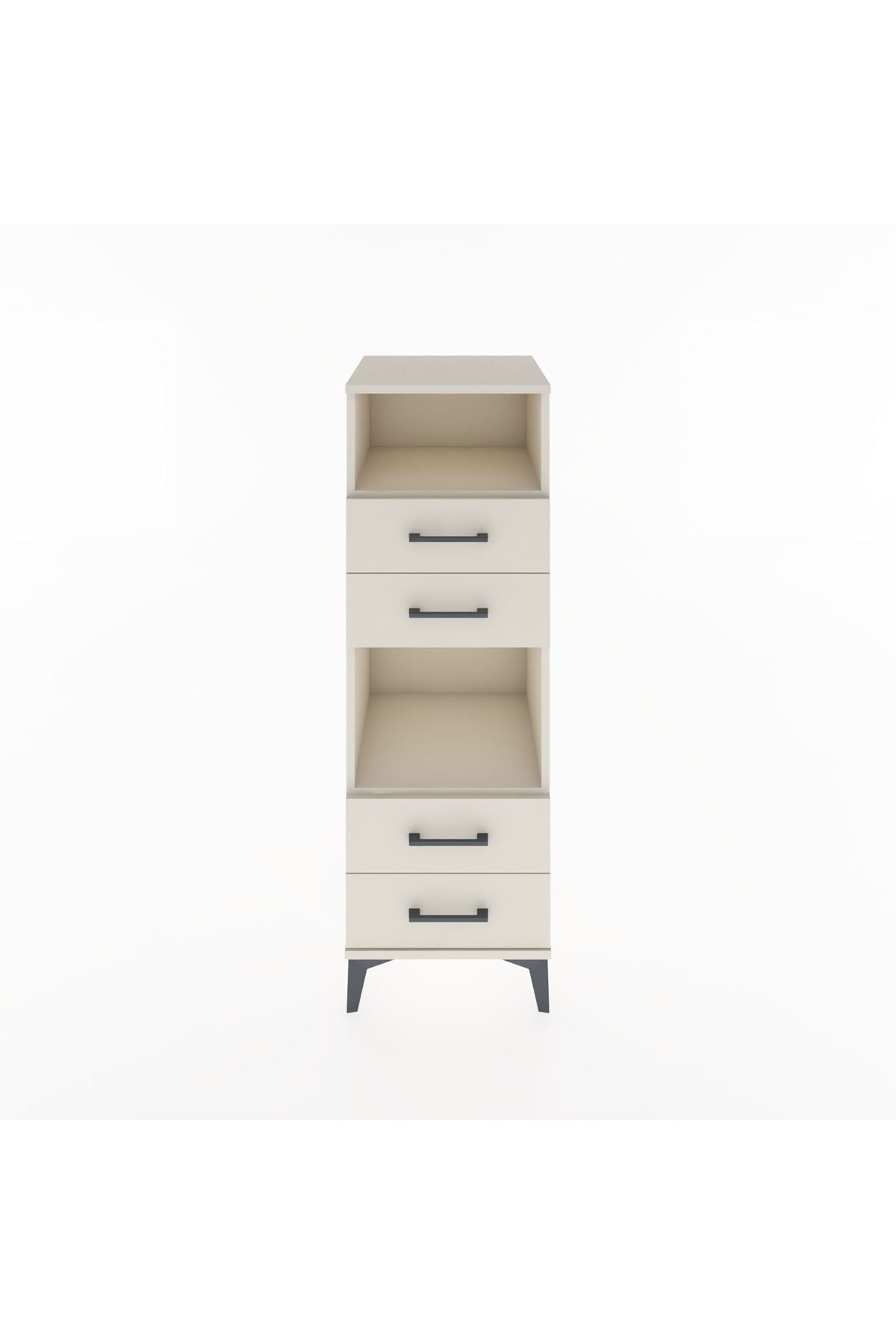 Hyperion Dolap 2 Raflı 4 Çekmeceli 44x44x134 Aytaşı-Aytaşı