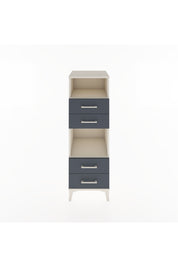 Hyperion Dolap 2 Raflı 4 Çekmeceli 44x44x134 Aytaşı-Antrasit