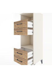 Hyperion Dolap 2 Raflı 4 Çekmeceli 44x44x134 Aytaşı-Çam