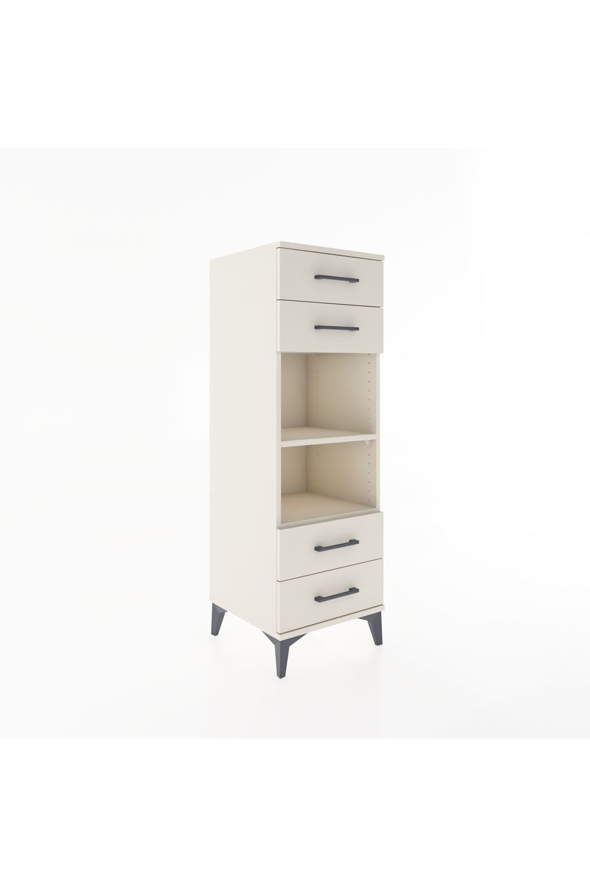 Hyperion Dolap 2 Raflı 4 Çekmeceli 44x44x134 Aytaşı-Aytaşı