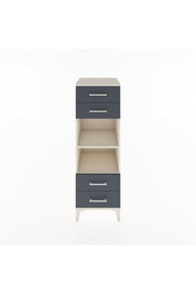 Hyperion Dolap 2 Raflı 4 Çekmeceli 44x44x134 Aytaşı-Antrasit