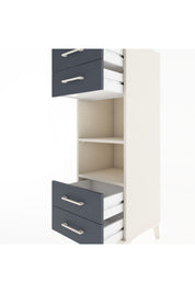 Hyperion Dolap 2 Raflı 4 Çekmeceli 44x44x134 Aytaşı-Antrasit