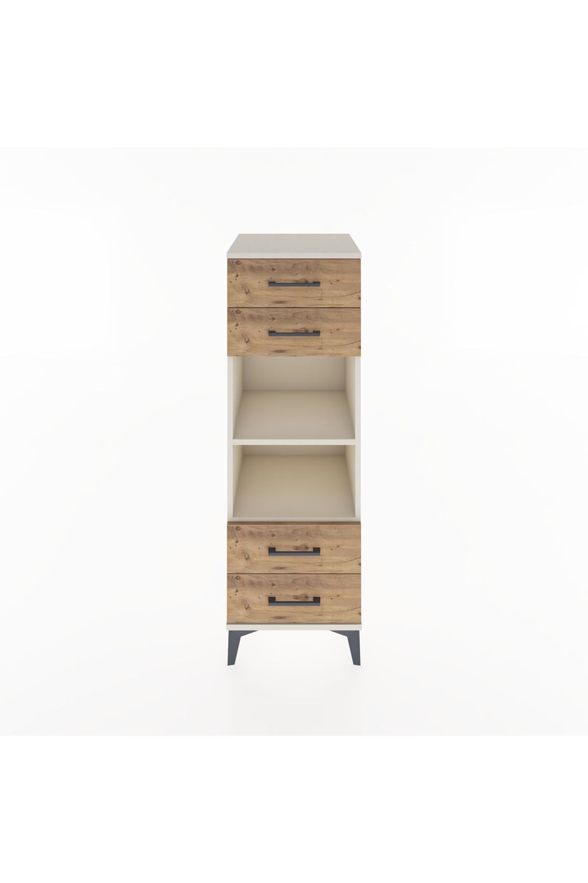 Hyperion Dolap 2 Raflı 4 Çekmeceli 44x44x134 Aytaşı-Çam