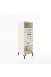 Hyperion Dolap Tek Raflı 4 Çekmeceli 44x44x134 - S49M079V1B