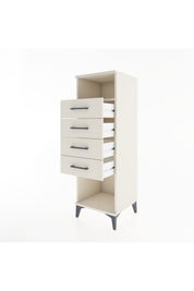 Hyperion Dolap Tek Raflı 4 Çekmeceli 44x44x134 Aytaşı-Aytaşı