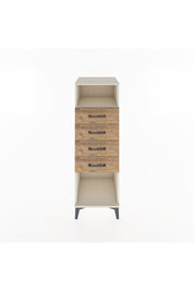 Hyperion Dolap Tek Raflı 4 Çekmeceli 44x44x134 Aytaşı-Çam