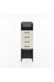 Hyperion Dolap Tek Raflı 4 Çekmeceli 44x44x134 Antrasit-Aytaşı