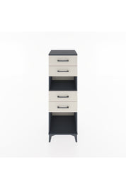 Hyperion Dolap Tek Raflı 4 Çekmeceli 44x44x134 Antrasit-Aytaşı