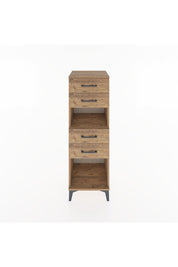 Hyperion Dolap Tek Raflı 4 Çekmeceli 44x44x134 Çam-Çam