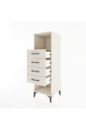 Hyperion Dolap Tek Raflı 4 Çekmeceli 44x44x134