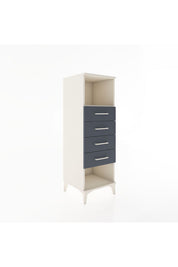 Hyperion Dolap Tek Raflı 4 Çekmeceli 44x44x134 Aytaşı-Antrasit