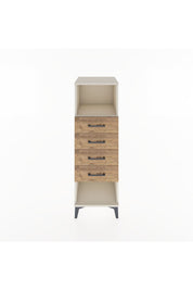 Hyperion Dolap Tek Raflı 4 Çekmeceli 44x44x134 Aytaşı-Çam