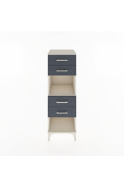 Hyperion Dolap Tek Raflı 4 Çekmeceli 44x44x134 Aytaşı-Antrasit