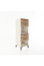 Hyperion Dolap Tek Raflı 4 Çekmeceli 44x44x134 Aytaşı-Çam