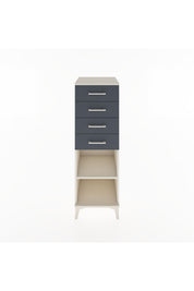 Hyperion Dolap Tek Raflı 4 Çekmeceli 44x44x134 Aytaşı-Antrasit