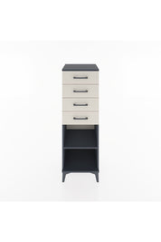 Hyperion Dolap Tek Raflı 4 Çekmeceli 44x44x134 Antrasit-Aytaşı