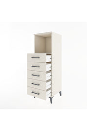 Hyperion Dolap Tek Raflı 5 Çekmeceli 44x44x134 Aytaşı-Aytaşı