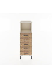 Hyperion Dolap Tek Raflı 5 Çekmeceli 44x44x134 Aytaşı-Çam