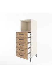 Hyperion Dolap Tek Raflı 5 Çekmeceli 44x44x134 Aytaşı-Çam