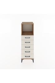 Hyperion Dolap Tek Raflı 5 Çekmeceli 44x44x134 Çam-Aytaşı