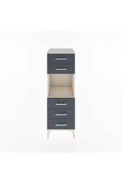 Hyperion Dolap Tek Raflı 5 Çekmeceli 44x44x134 Aytaşı-Antrasit