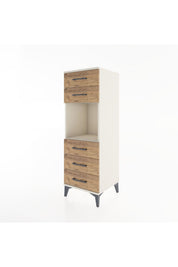 Hyperion Dolap Tek Raflı 5 Çekmeceli 44x44x134 Aytaşı-Çam