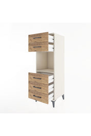 Hyperion Dolap Tek Raflı 5 Çekmeceli 44x44x134 Aytaşı-Çam