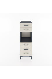 Hyperion Dolap Tek Raflı 5 Çekmeceli 44x44x134 Antrasit-Aytaşı