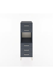 Hyperion Dolap Tek Raflı 5 Çekmeceli 44x44x134