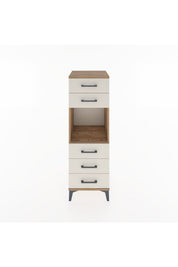 Hyperion Dolap Tek Raflı 5 Çekmeceli 44x44x134 Çam-Aytaşı