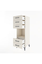 Hyperion Dolap Tek Raflı 5 Çekmeceli 44x44x134 Aytaşı-Aytaşı