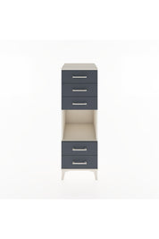 Hyperion Dolap Tek Raflı 5 Çekmeceli 44x44x134 Aytaşı-Antrasit