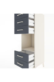 Hyperion Dolap Tek Raflı 5 Çekmeceli 44x44x134 Aytaşı-Antrasit