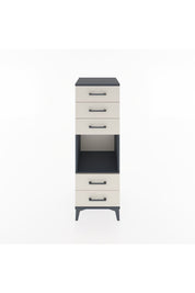 Hyperion Dolap Tek Raflı 5 Çekmeceli 44x44x134 Antrasit-Aytaşı