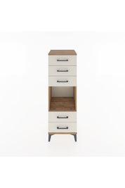 Hyperion Dolap Tek Raflı 5 Çekmeceli 44x44x134 Çam-Aytaşı