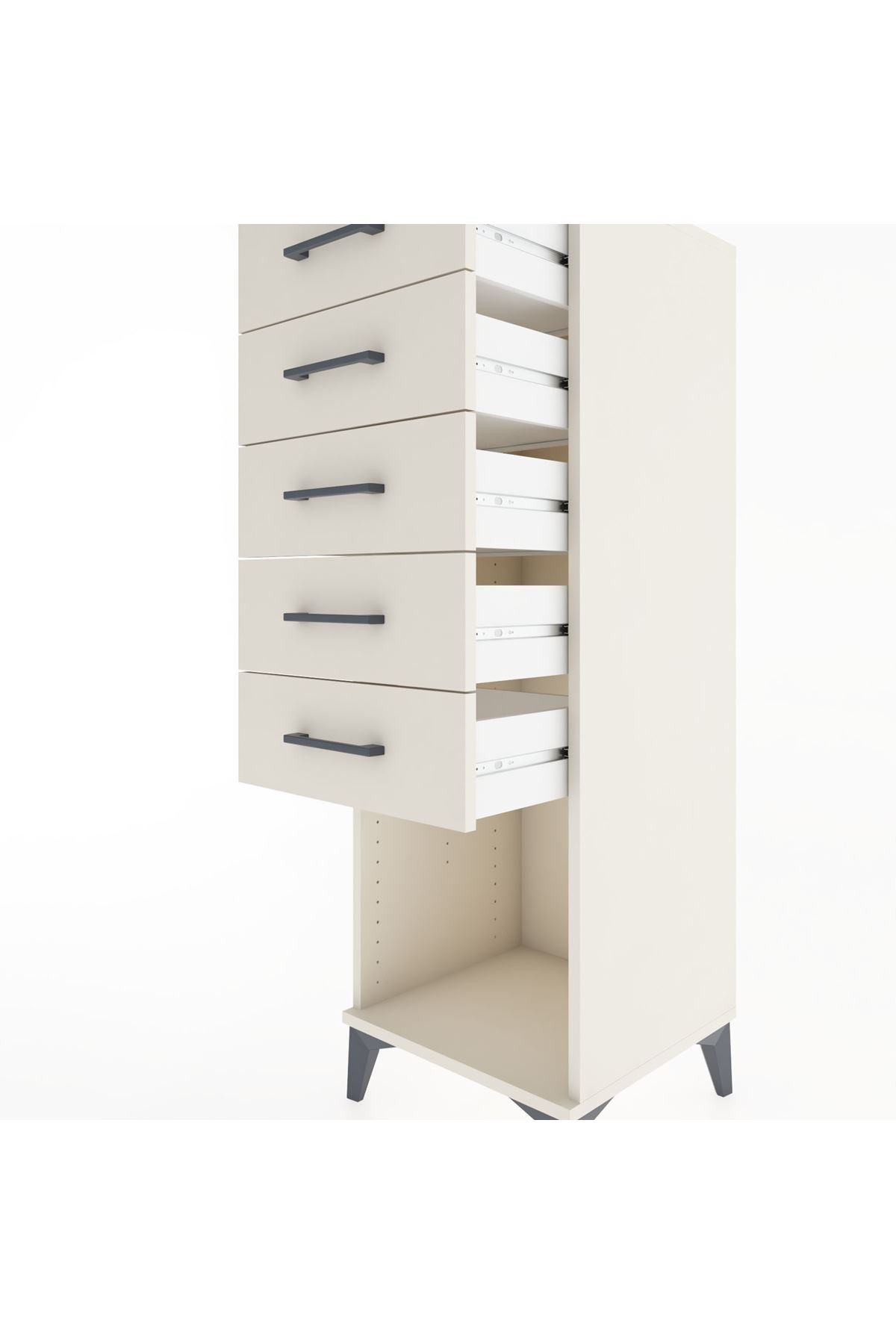 Hyperion Dolap 5 Çekmeceli 44x44x134 Aytaşı-Aytaşı