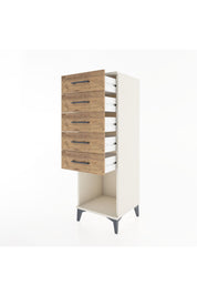 Hyperion Dolap 5 Çekmeceli 44x44x134 Aytaşı-Çam